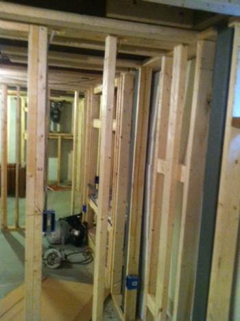 Basement Remodeling and Framing in Aloe, OH